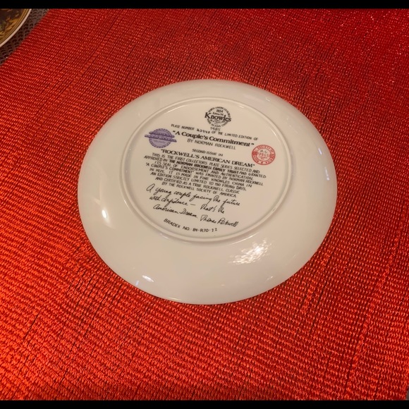 NORMAN ROCKWELL COLLECTIBLES PLATE - Picture 2 of 2